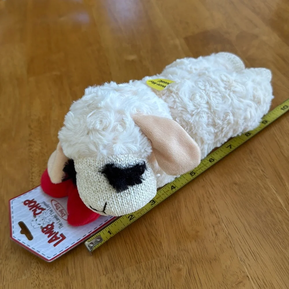 ✋NWT Lamb Chop Dog Toy Squeeze Squeak Pet